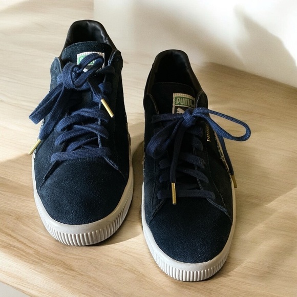 Puma Suede Vintage Sneaker Shashiko Mij Intense Blue 21-FA-I Men 9 Celeb Style - Picture 4 of 13